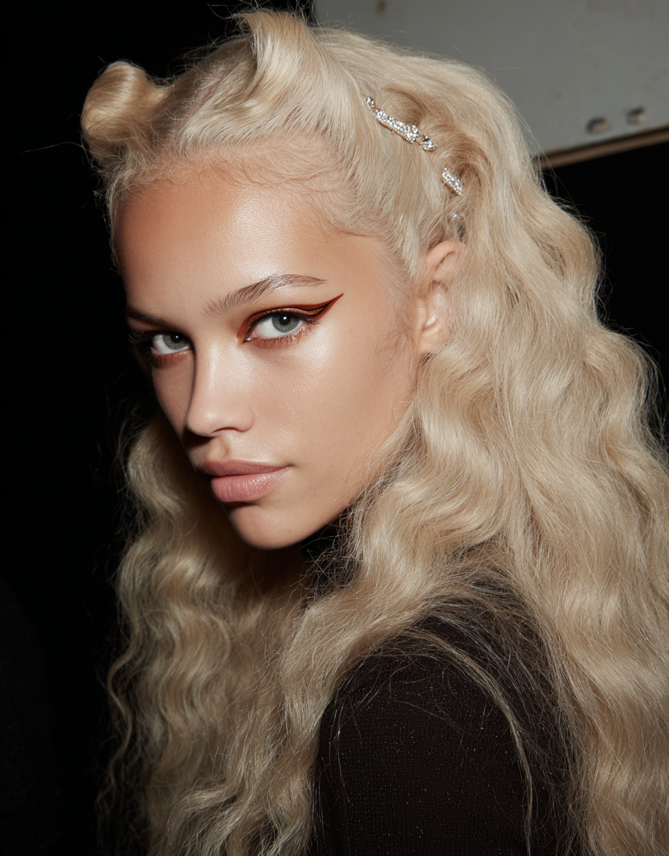 Close-up luxe haarstyling